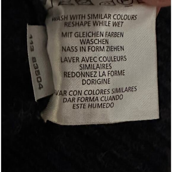 GANT Navy Lambswool Full-Zip Sweater – 2XL Preppy Heritage QuietLuxury - Picture 7 of 7